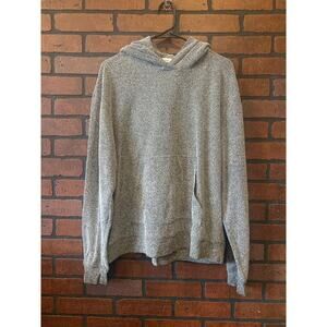 JOHN ELLIOTT Hoodie 2 Knit Heathered Gray Mens lagenlook